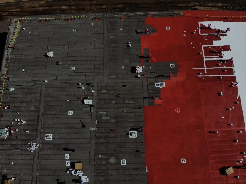 Slide of Eagle's Roofing