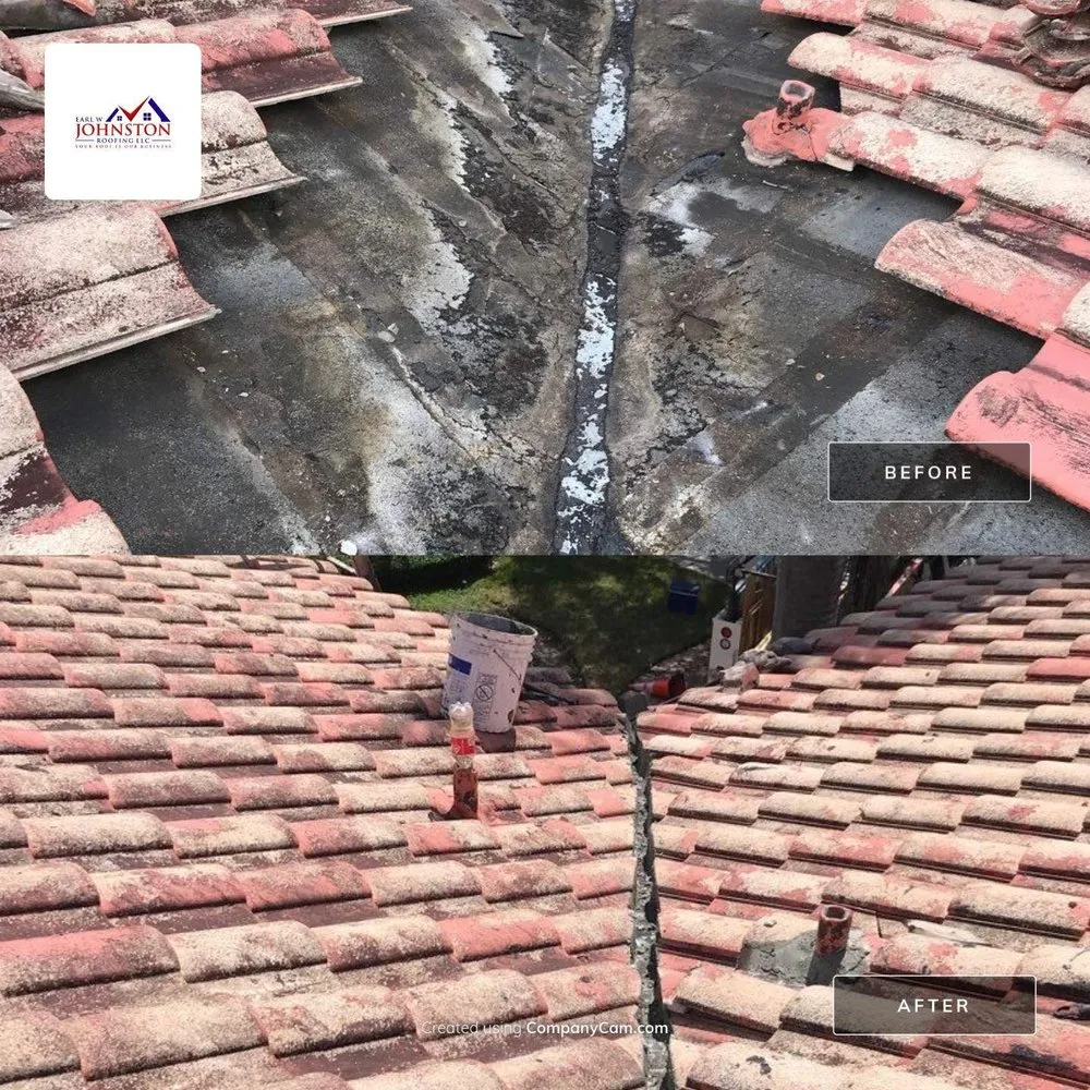 Slide of Earl W. Johnston Roofing