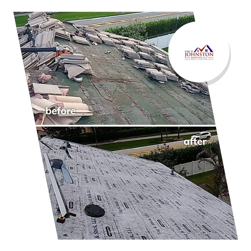 Slide of Earl W. Johnston Roofing