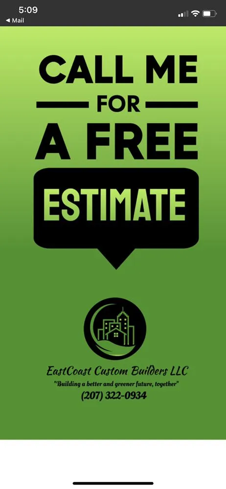 Slide of East Coast Custom Builders