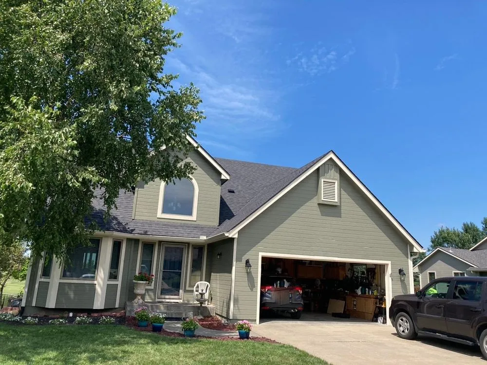 Slide of Easton Roofing