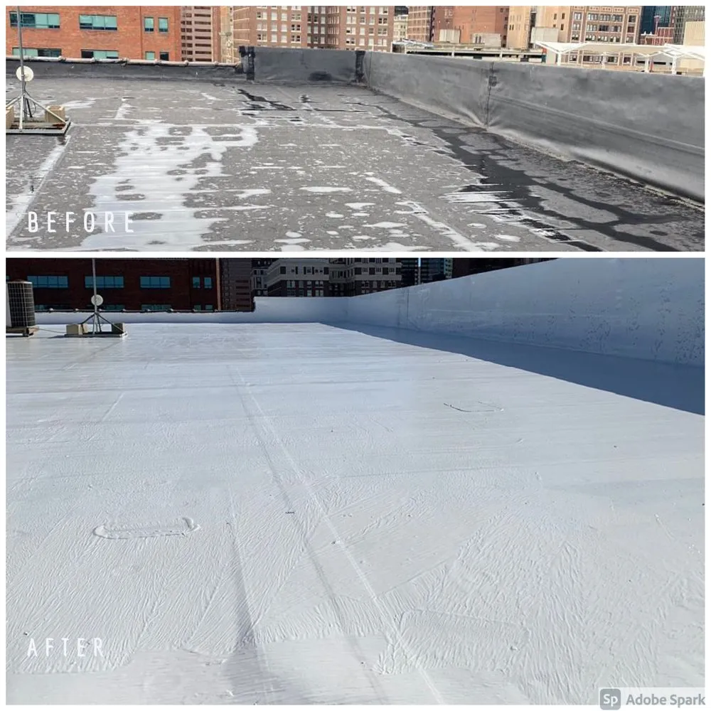 Slide of Easton Roofing