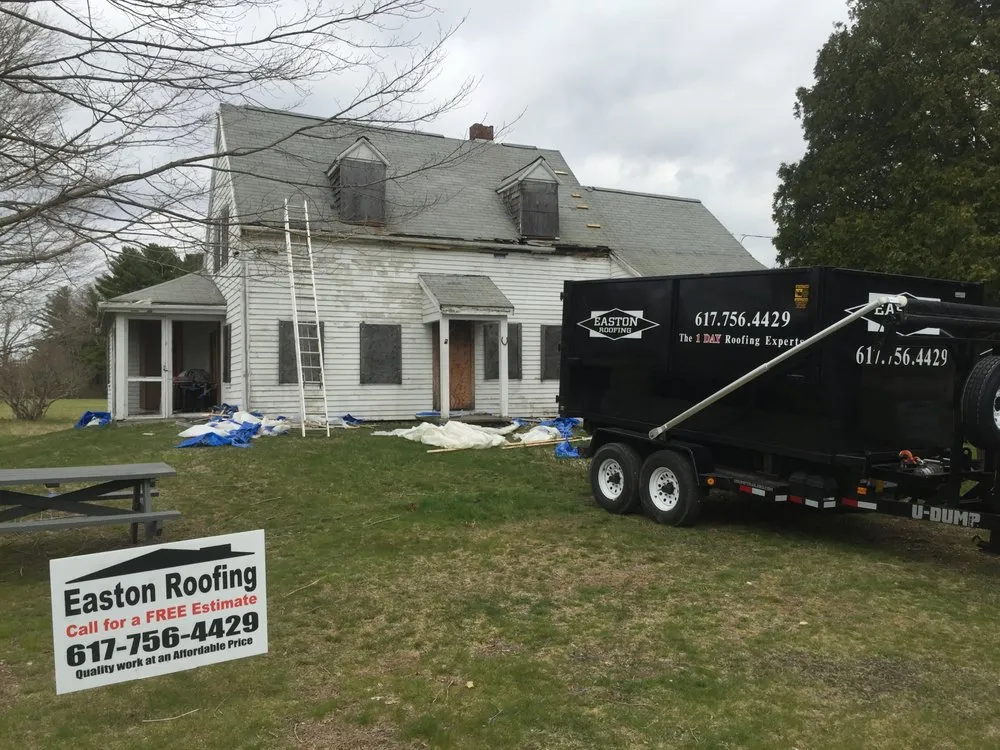 Professional roof installation for homes in North Easton, MA by Easton Roofing