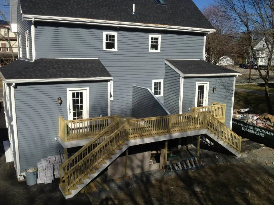 Licensed flat roof repair in North Easton, MA by Easton Roofing