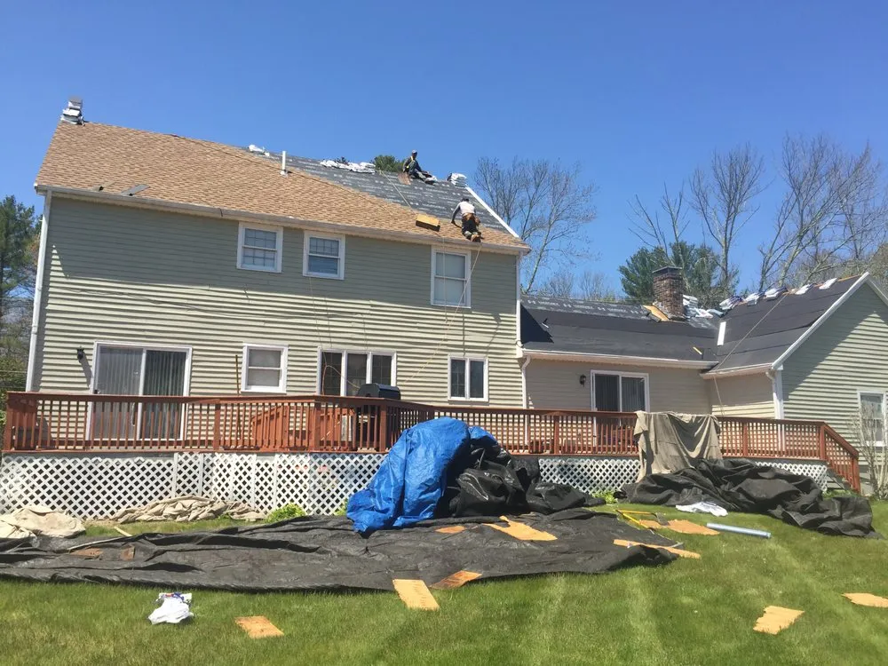 Local residential roofing service after storm damage across North Easton, MA - Easton Roofing