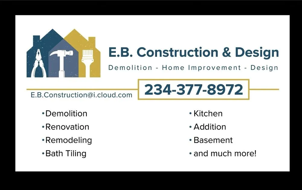 Slide of E.B Construction & Design
