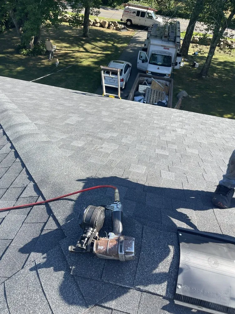 Slide of E&B Roofing
