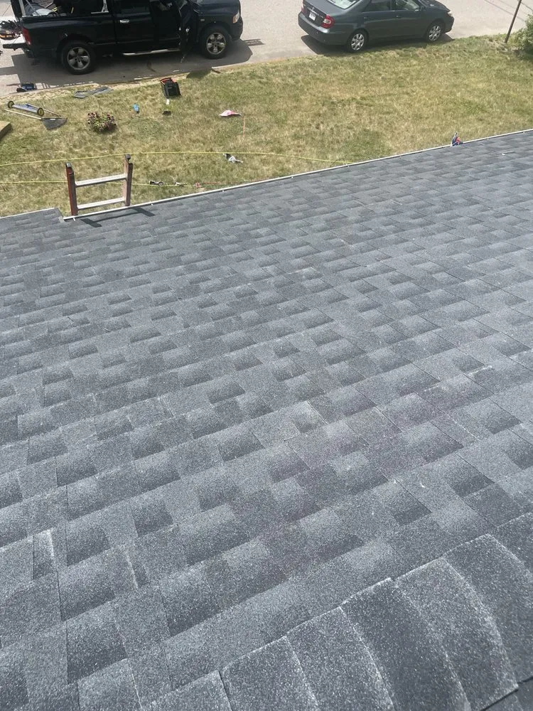 Slide of E&B Roofing