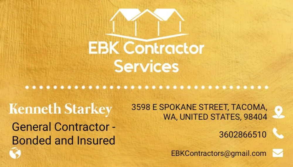 Slide of EBK Contractor Services