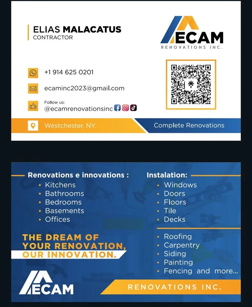 Slide of ECAM Renovations
