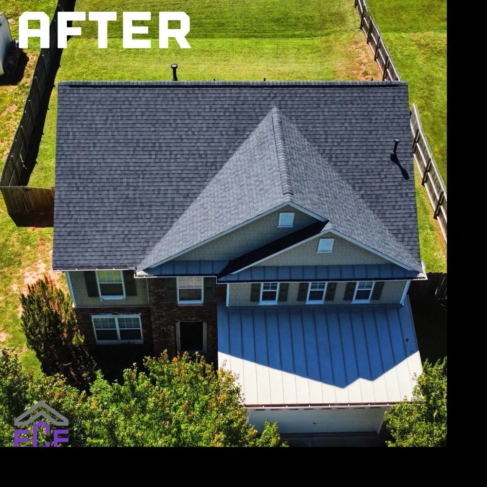 Slide of ECF Roofing and Contracting