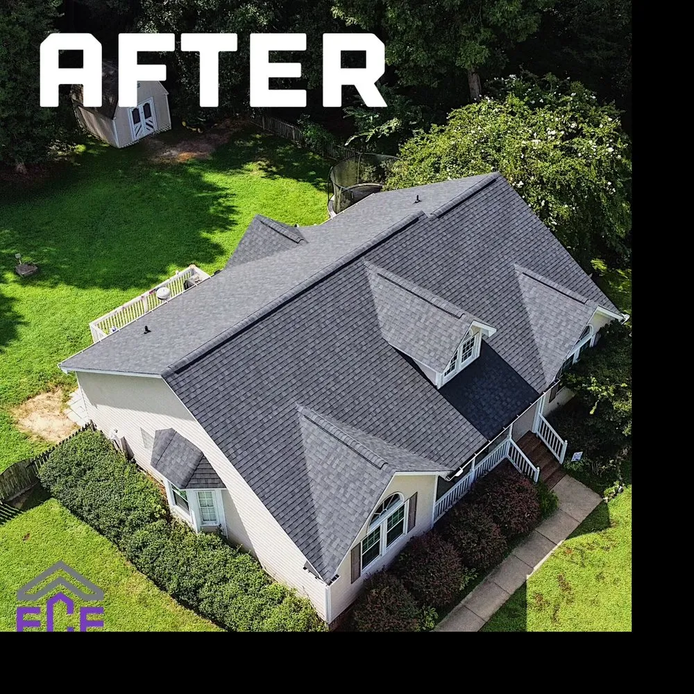 Slide of ECF Roofing and Contracting