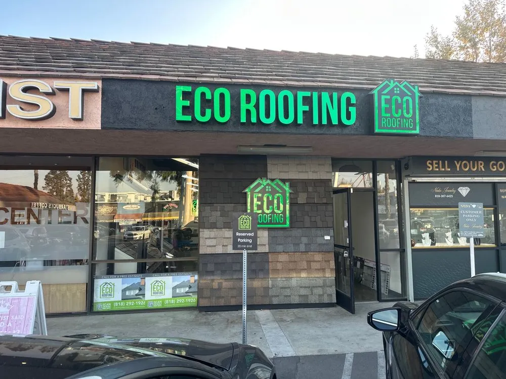 Licensed storm damage roof repair in Valley Village, CA by Eco Roofing