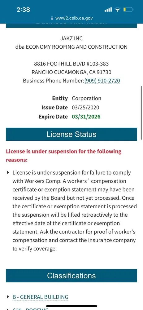 Slide of Economy Roofing & Construction