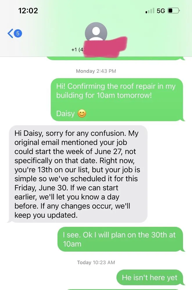 Slide of Economy Roofing