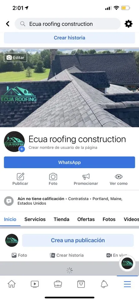 Slide of Ecua Roofing Costruction