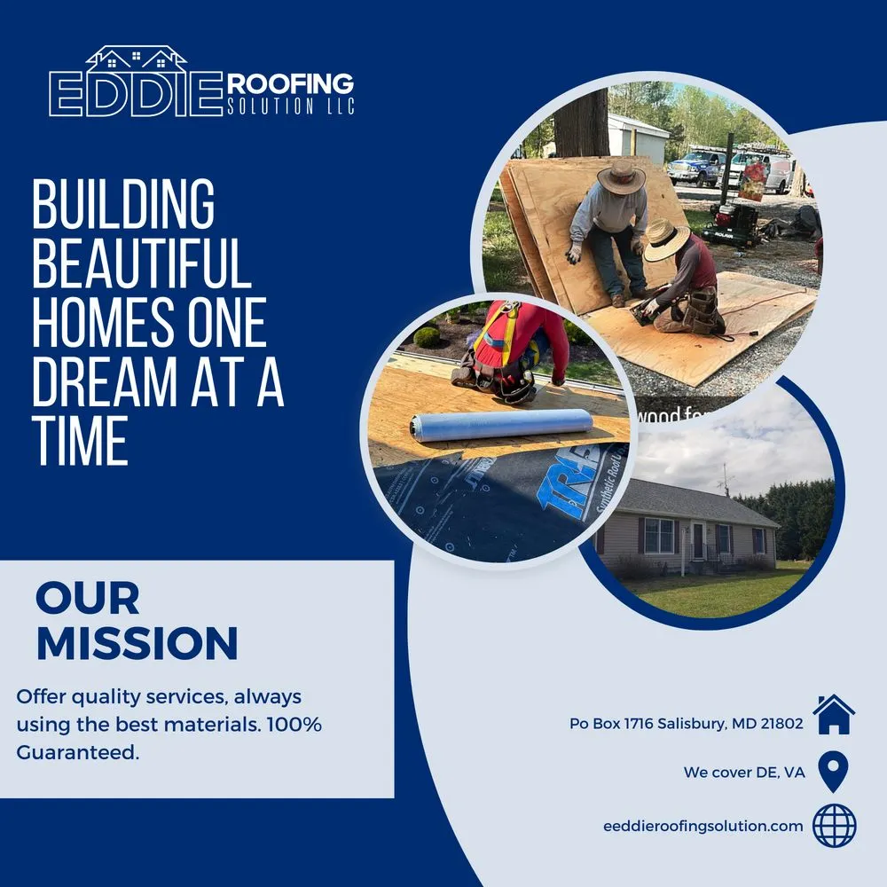 Slide of Eddie Roofing Solution