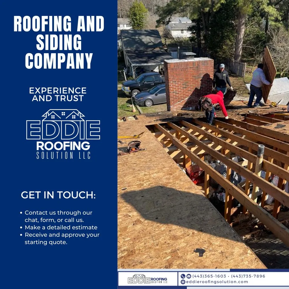 Slide of Eddie Roofing Solution
