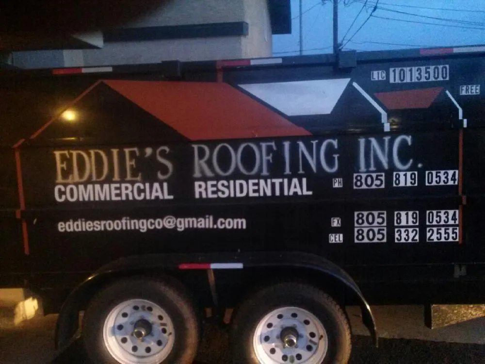 Slide of Eddies Roofing