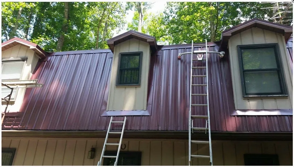 Slide of Ed's Metal Roofing