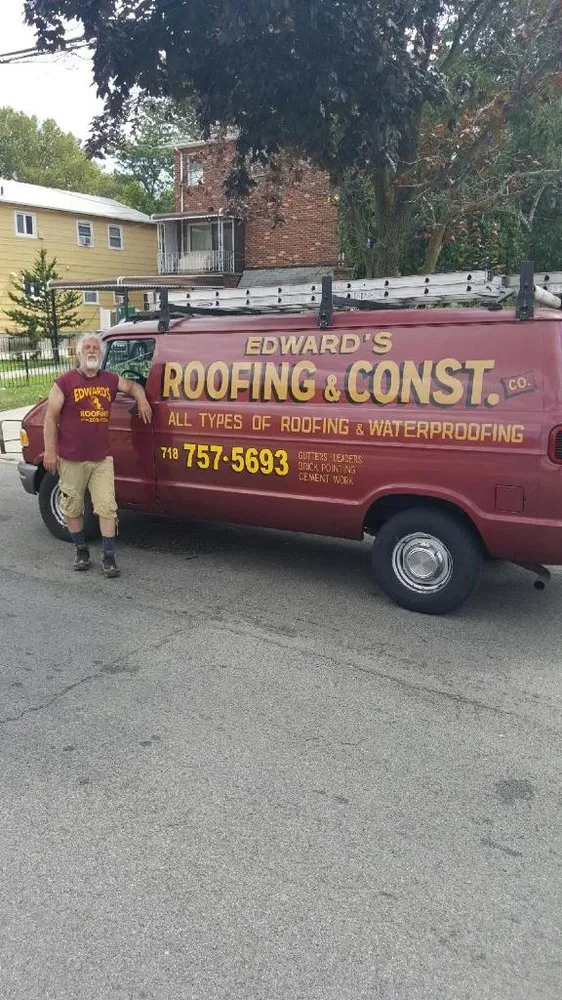 Slide of Edward's Roofing Company