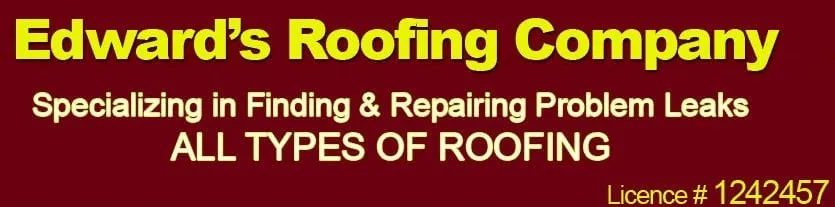 Slide of Edward's Roofing Company