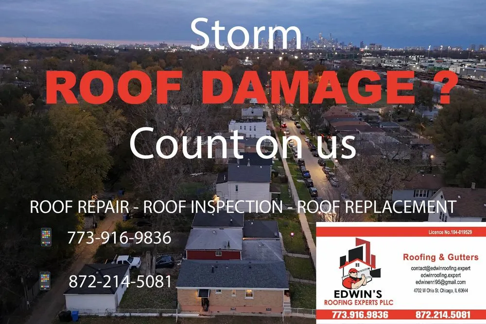 Slide of Edwin's Roofing and Gutters