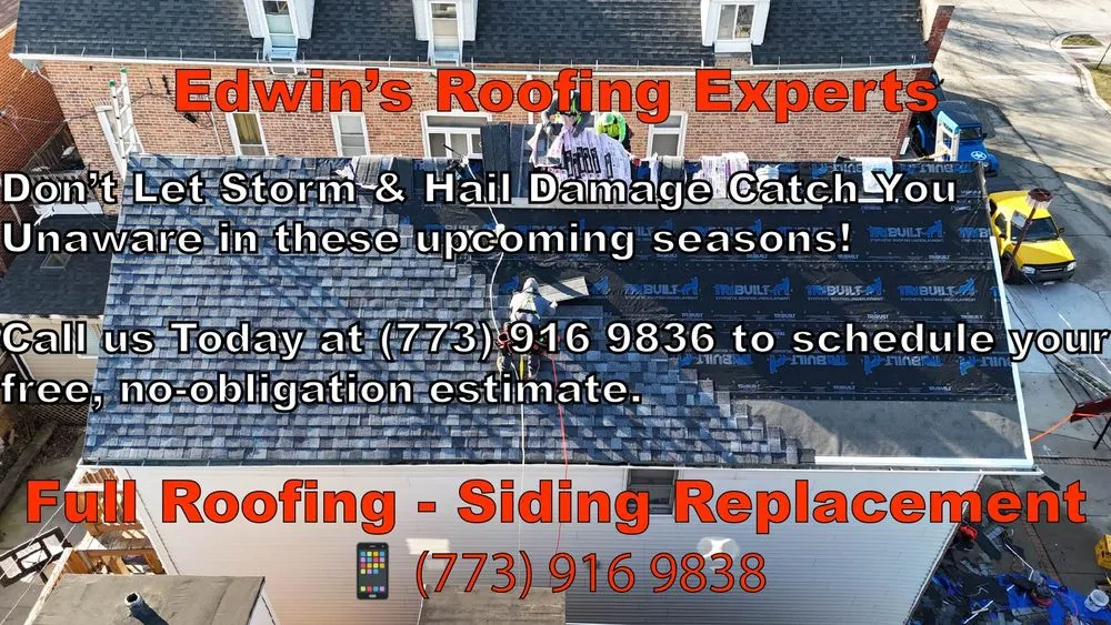 Slide of Edwin's Roofing and Gutters