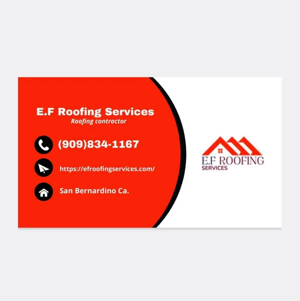 Slide of EF Roofing Services