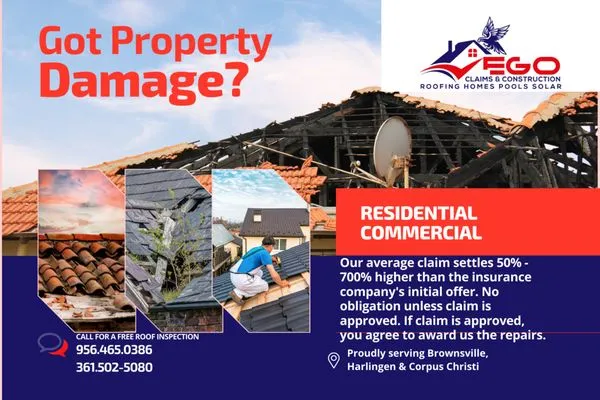 EGO Claims & Construction Logo