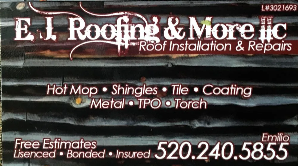 Slide of EJ Roofing & More