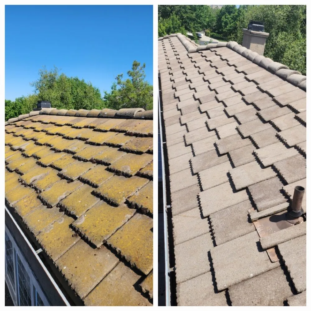 Slide of El Dorado Hills Gutter and Solar Panel Cleaning