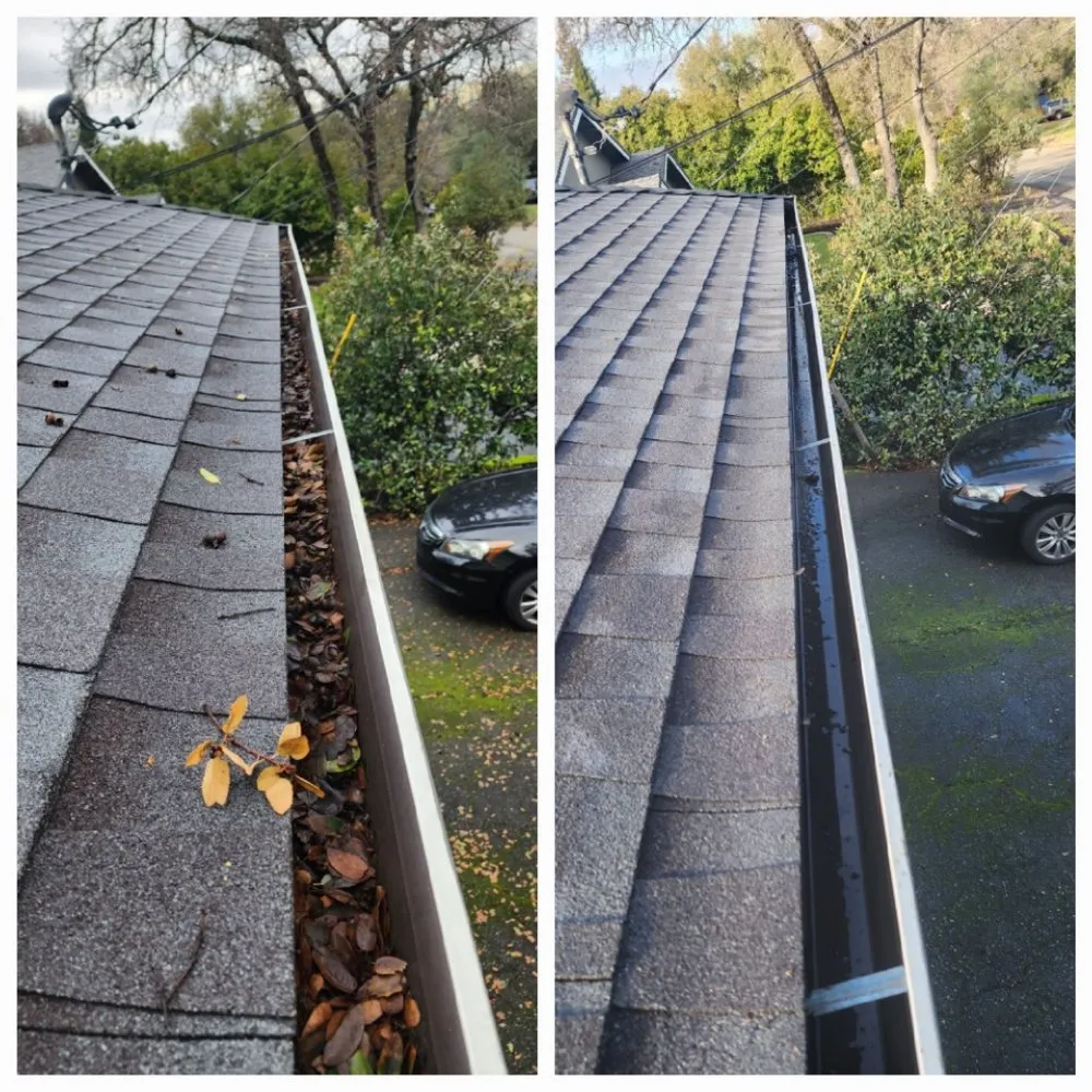 Slide of El Dorado Hills Gutter and Solar Panel Cleaning
