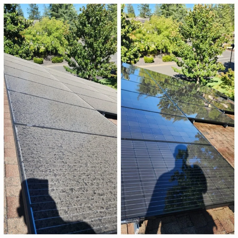 Slide of El Dorado Hills Gutter and Solar Panel Cleaning