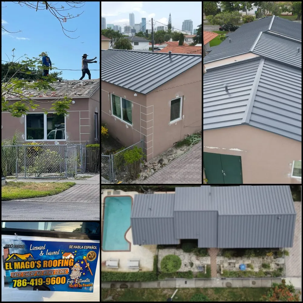 Slide of El Mago's Roofing