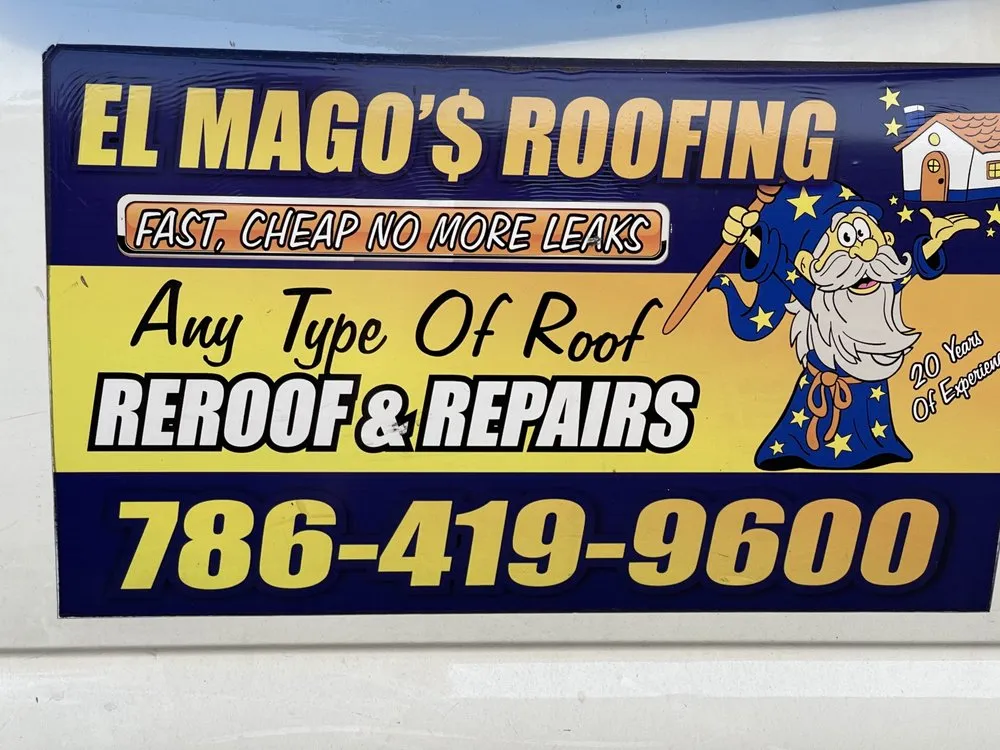 Slide of El Mago's Roofing