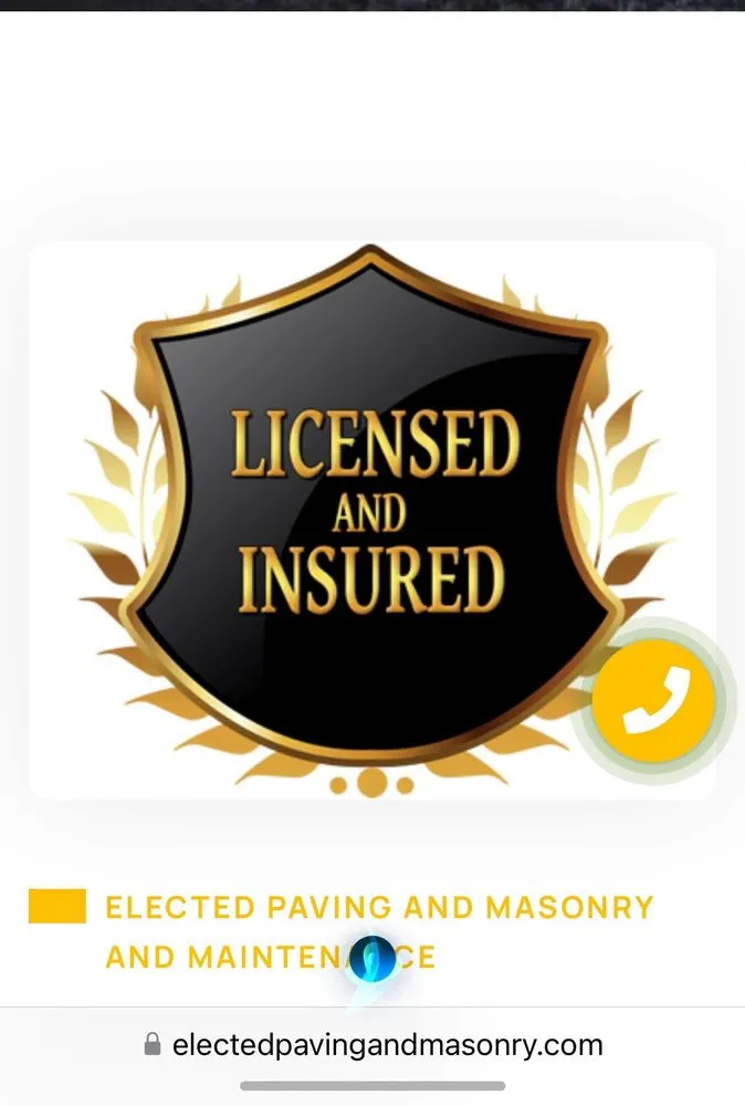 Slide of Elected Paving & Masonry