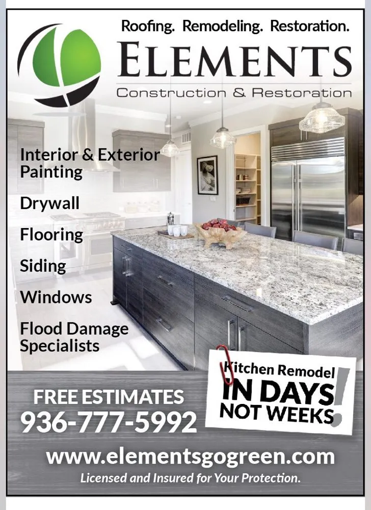Slide of Elements Construction & Restoration