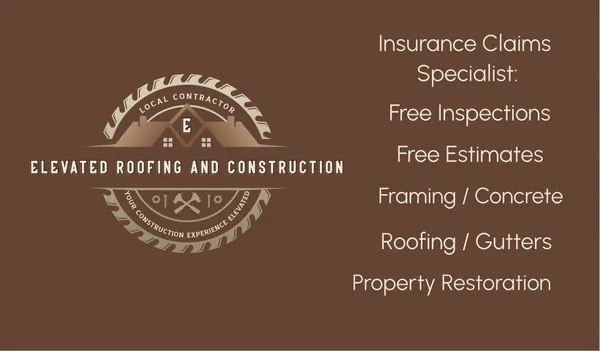 Elevated Roofing And Construction Logo