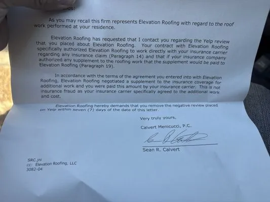 Elevation Roofing Logo