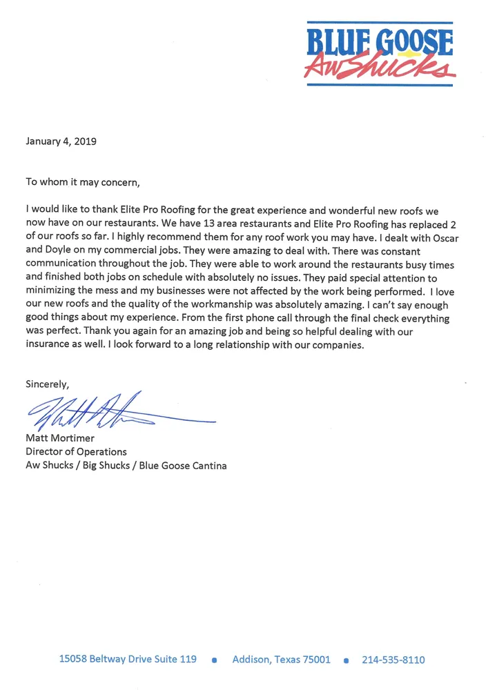 Slide of Elite Pro Roofing