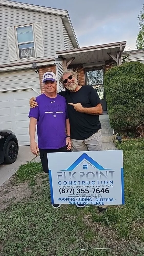 Slide of Elk Point Construction