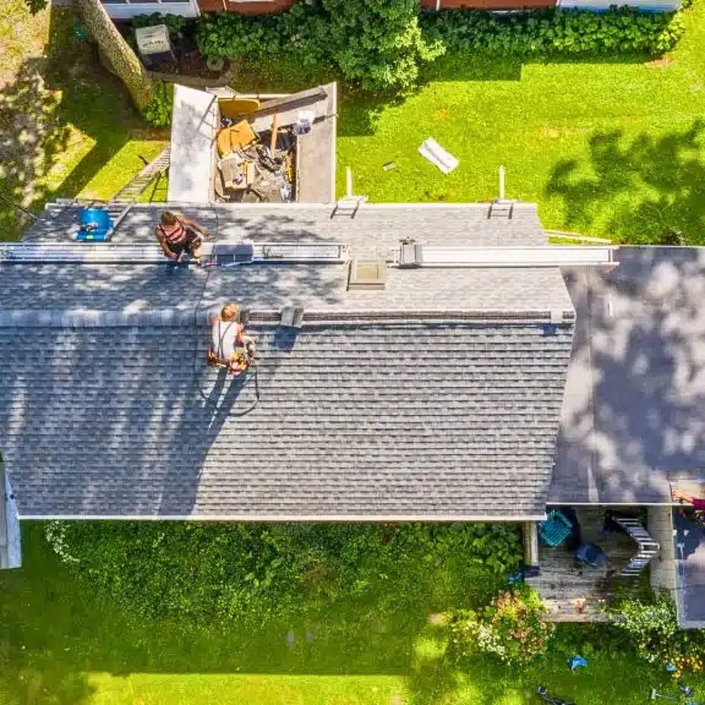 Slide of Elmer's Roofing