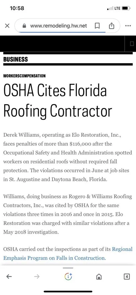 Slide of Elo Roofing