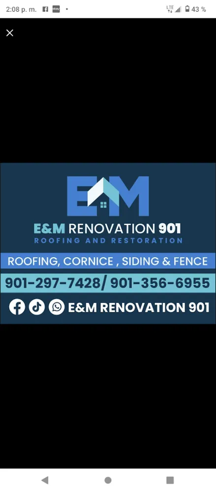 Slide of E&M Renovation