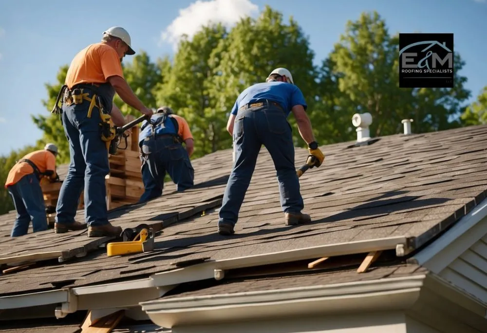 Slide of E&M Roofing Specialists