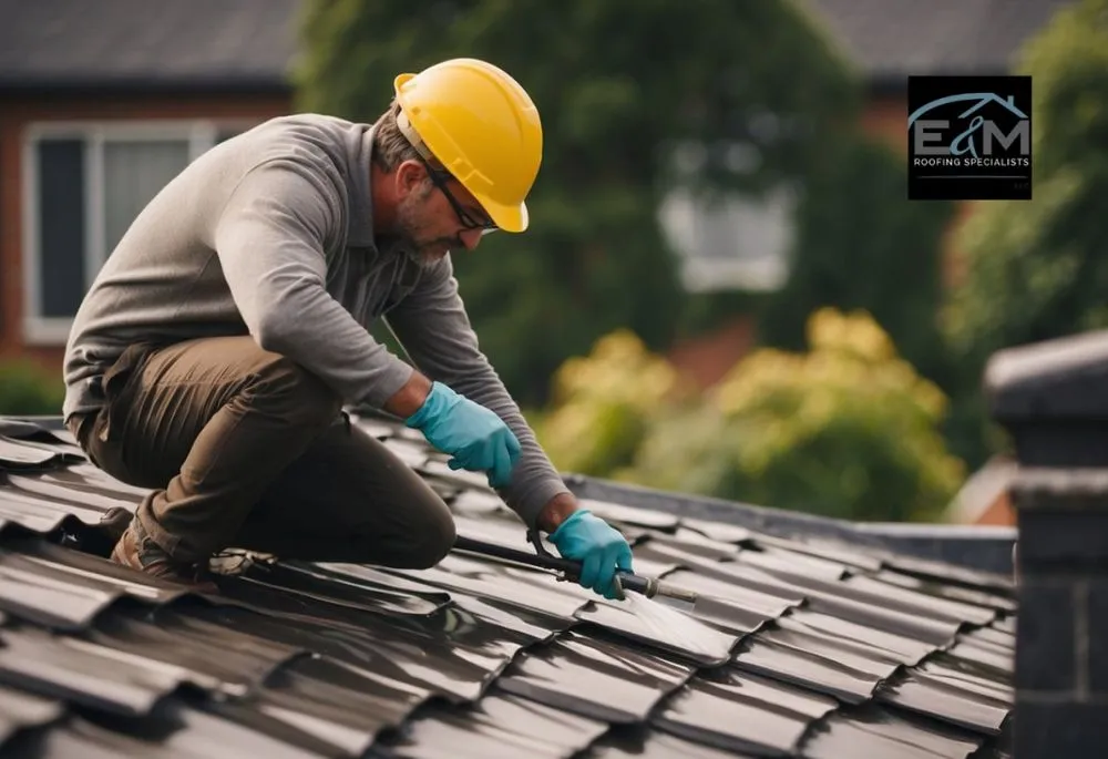 Slide of E&M Roofing Specialists