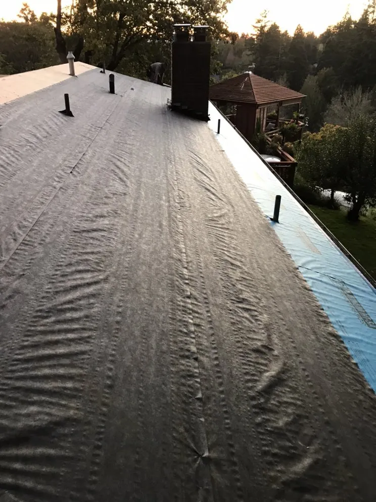 Slide of EMDF Roofing