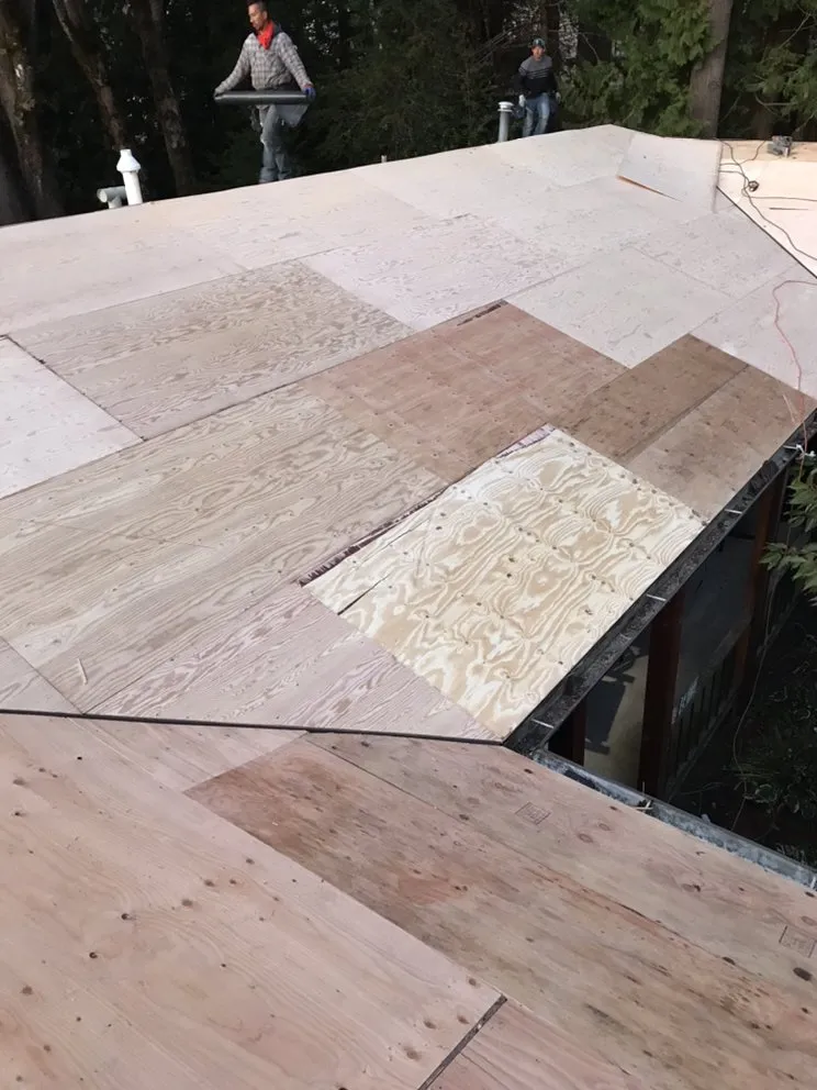 Slide of EMDF Roofing