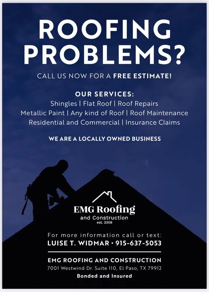 Slide of EMG Roofing and Construction